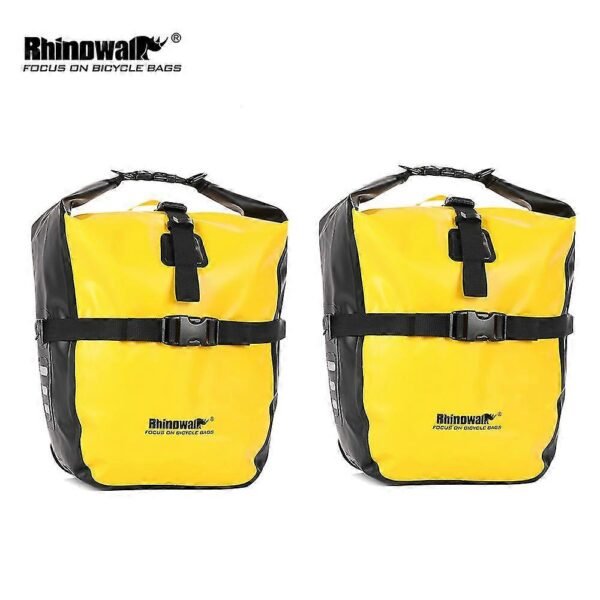 Rhinowalk Sac de Vélo 20L – Sacoche Porte-Bagages 100% Imperméable & Grand Volume