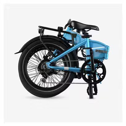Legend Monza Vélo Electrique Pliant Smart eBike Roues de 20 Pouces  Freins Disque Hydraulique  Batterie 36V 14Ah Panasonic (504Wh)  Noir Onyx