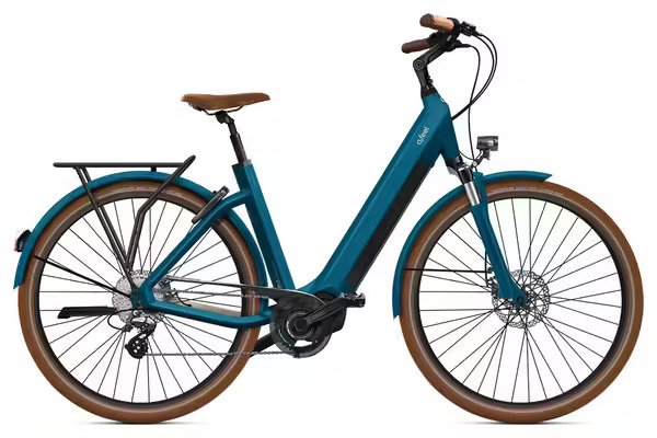 Vélo de Ville Électrique O2 Feel iSwan City Boost 6.1 Univ Shimano Altus 8V 432 Wh 28'' Bleu Cobalt