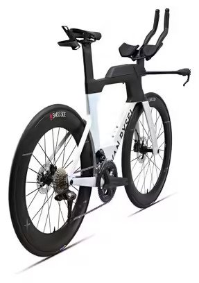 6310278.jpg Vélo de Triathlon Van Rysel XCR Tri Shimano Ultegra Di2 12V 700 mm Blanc Holographique 2025
