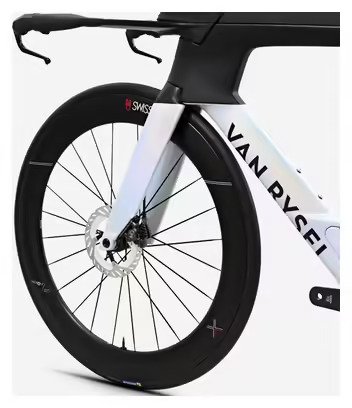 6310285.jpg Vélo de Triathlon Van Rysel XCR Tri Shimano Ultegra Di2 12V 700 mm Blanc Holographique 2025
