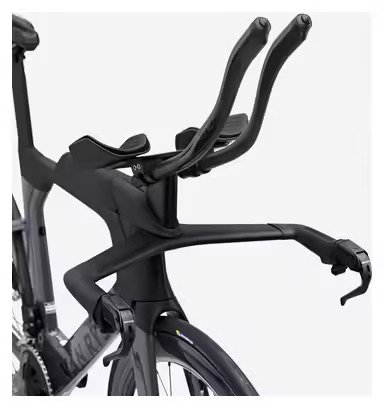 Vélo de Triathlon Van Rysel XCR Tri Sram Rival AXS 12V 700 mm Gris Noir 2025