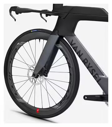Vélo de Triathlon Van Rysel XCR Tri Sram Rival AXS 12V 700 mm Gris Noir 2025