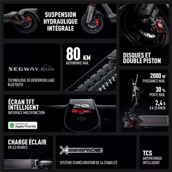 Segway MAX G3 E : La Trottinette Électrique Ultime Grande Autonomie