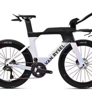 Vélo de Triathlon Van Rysel XCR Tri Shimano Ultegra Di2 12V 700 mm Blanc Holographique 2025