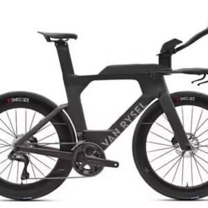 Vélo de Triathlon Van Rysel XCR Tri Shimano Ultegra Di2 12V 700 mm Noir Carbon Raw 2025