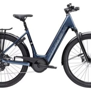 Vélo de Ville Électrique Trek Verve+ 4 Lowstep 545Wh Shimano Cues 9V Gris